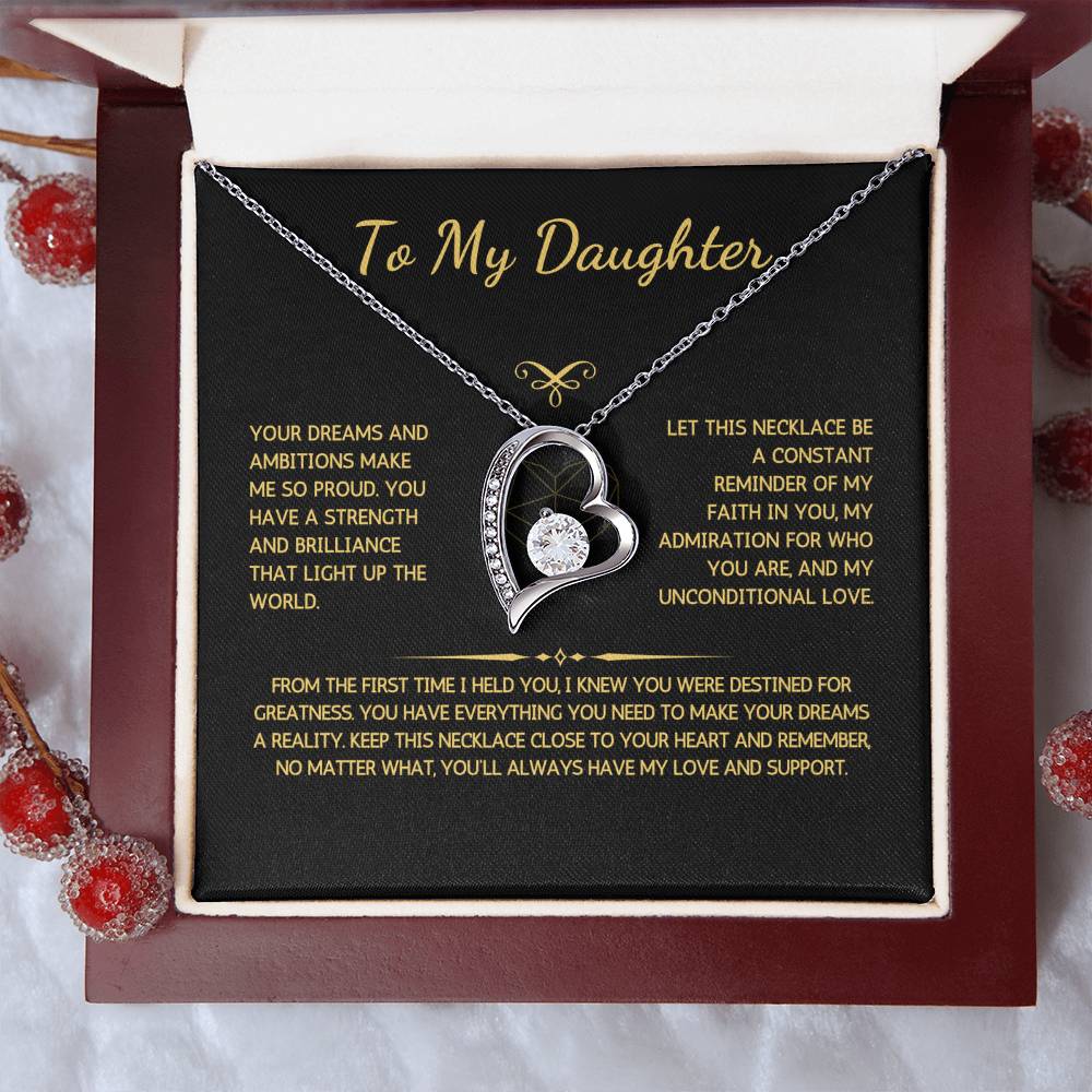 Eternelle Necklace - To My Daughter - From Dad - WSDF206