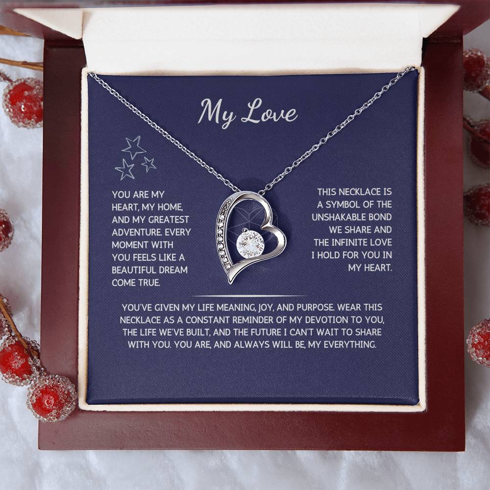 Eternelle Necklace - To My Wife - From Your Husband - WSWH223