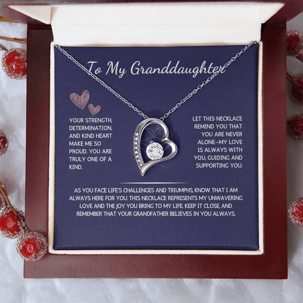 Eternelle Necklace - To My Granddaughter - From Grandfather - WSGDGF203