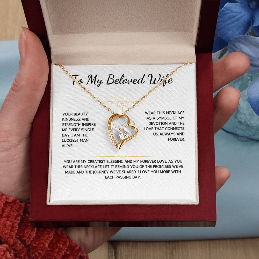 Eternelle Necklace - To My Beloved Wife - From Your Husband - WSWH202