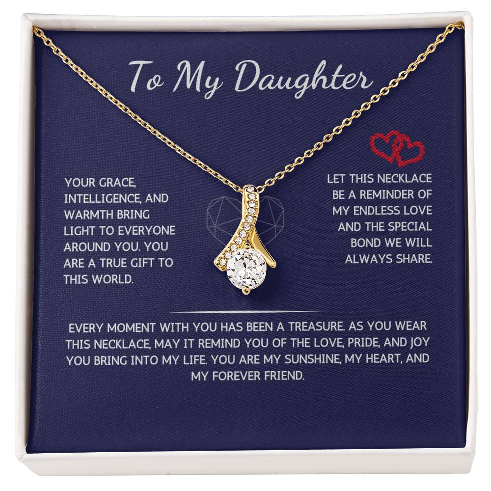 Allurette Necklace - To My Daughter - From Mom - WSDM209