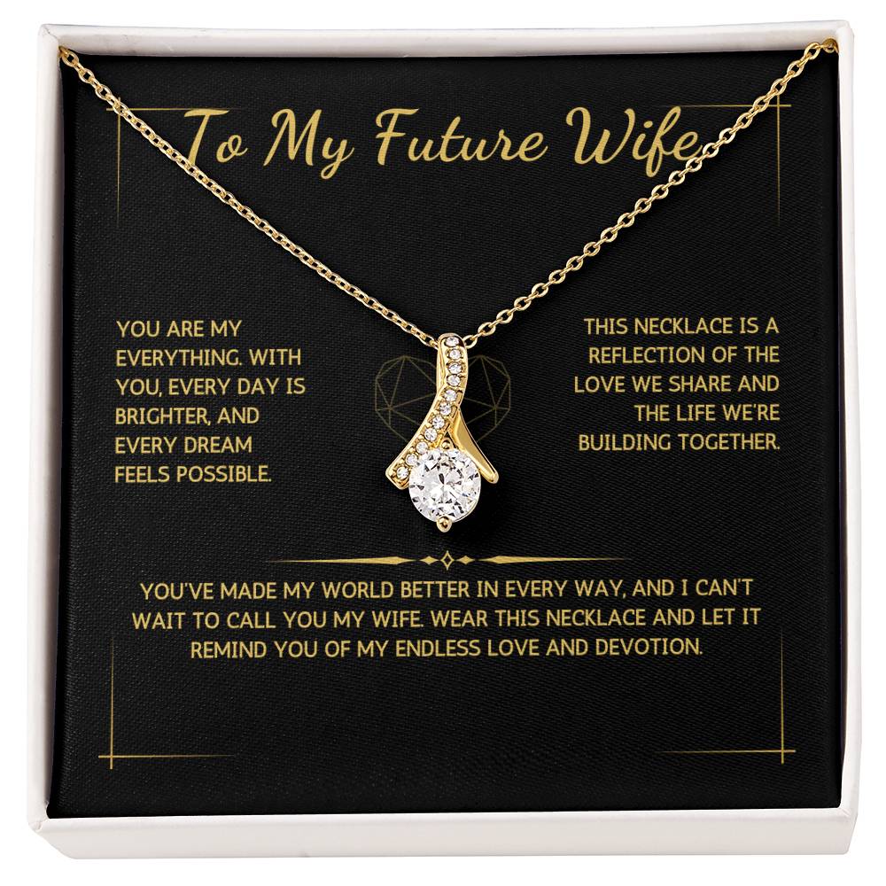 Allurette Necklace - To My Future Wife - From Your Future Husband - WSFWFH246