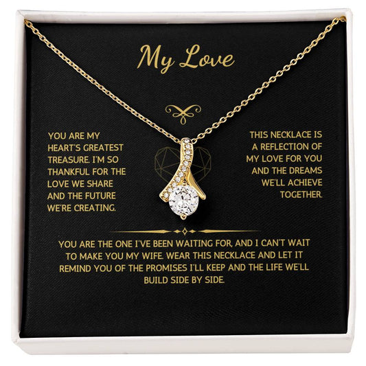 Allurette Necklace - To My Love - From Your Future Husband - WSFWFH206