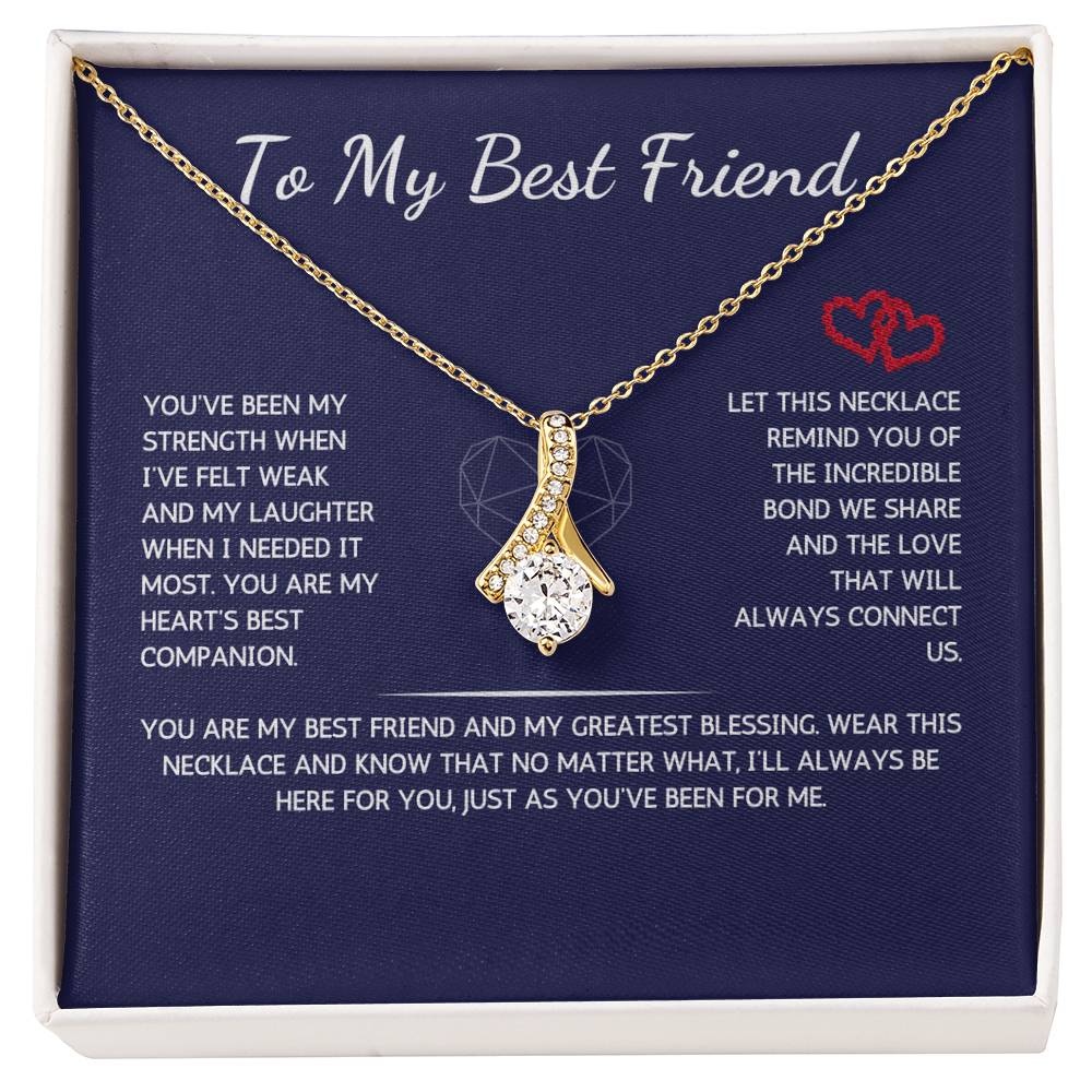 Allurette Necklace - To My Best Friend - WSBF209