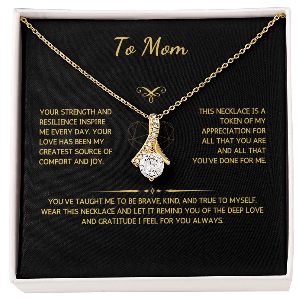 Allurette Necklace - To My Mom - From Your Daughter - WSMD234