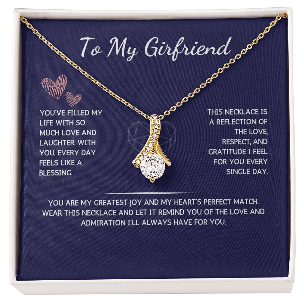 Allurette Necklace - To My Girlfriend - From Your Boyfriend - WSGF214