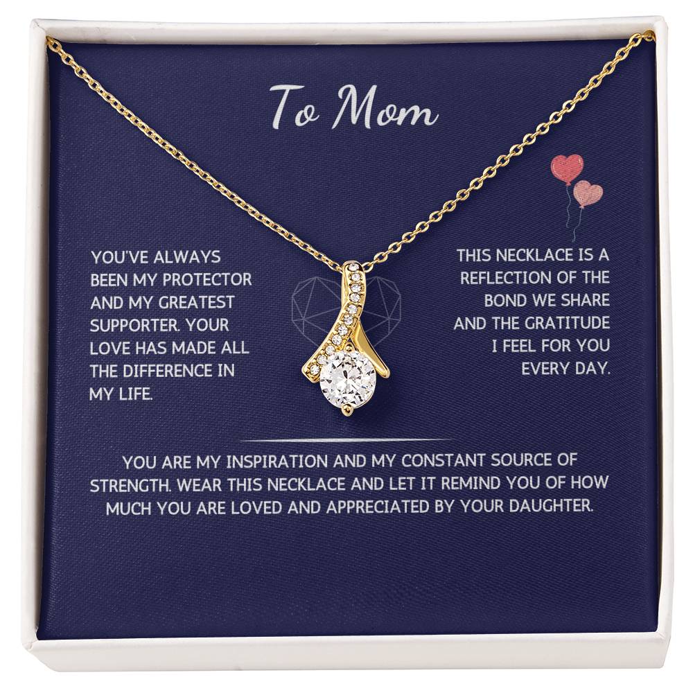 Allurette Necklace - To My Mom - From Your Daughter - WSMD232