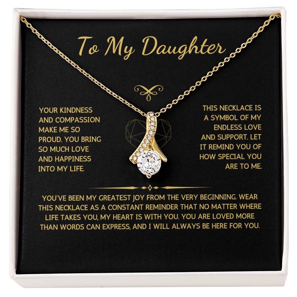 Allurette Necklace - To My Daughter - From Dad - WSDF201 (2)