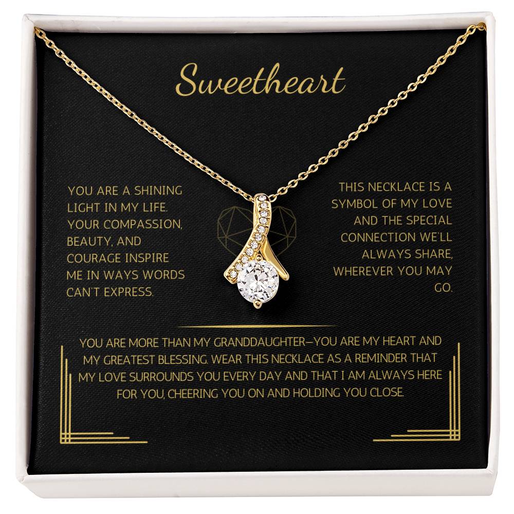 Allurette Necklace - To My Granddaughter - From Grandmother - WSGDGM202