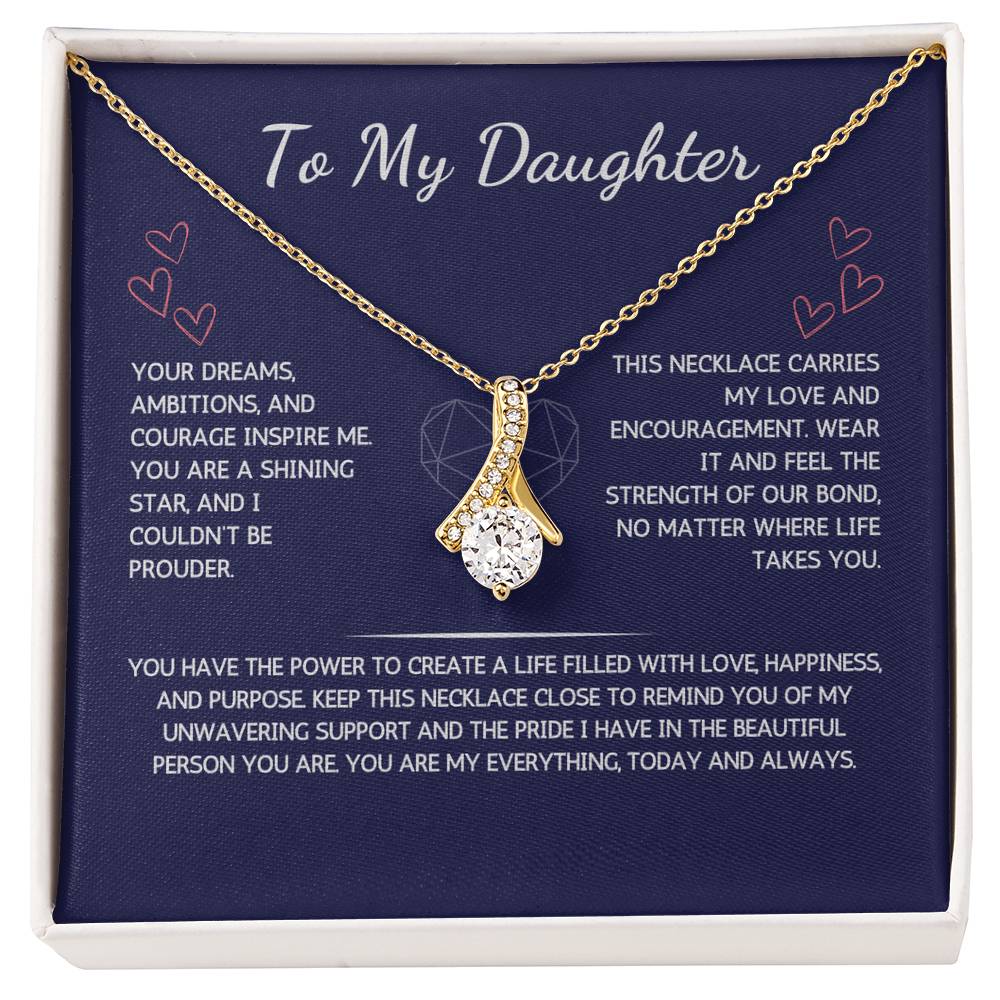 Allurette Necklace - To My Daughter - From Mom - WSDM210