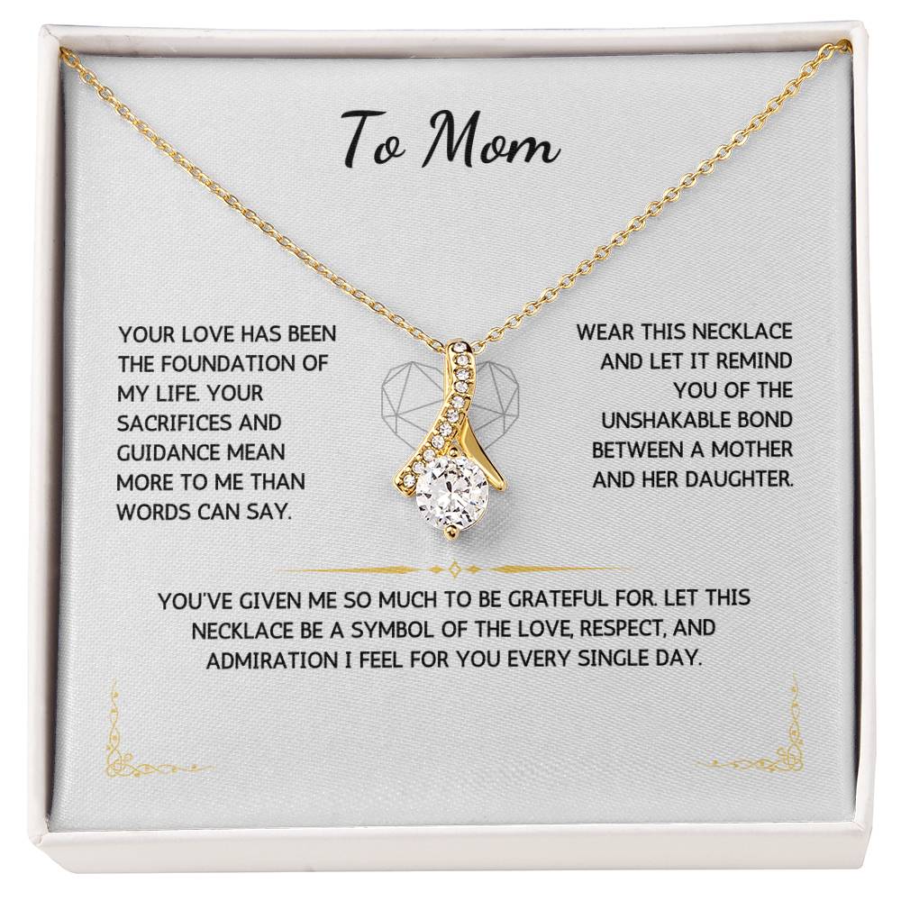 Allurette Necklace - To My Mom - From Your Daughter - WSMD233