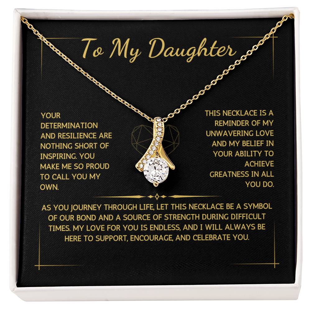 Allurette Necklace - To My Daughter - From Dad - WSDF218