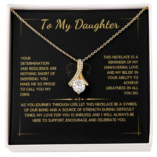 Allurette Necklace - To My Daughter - From Dad - WSDF218