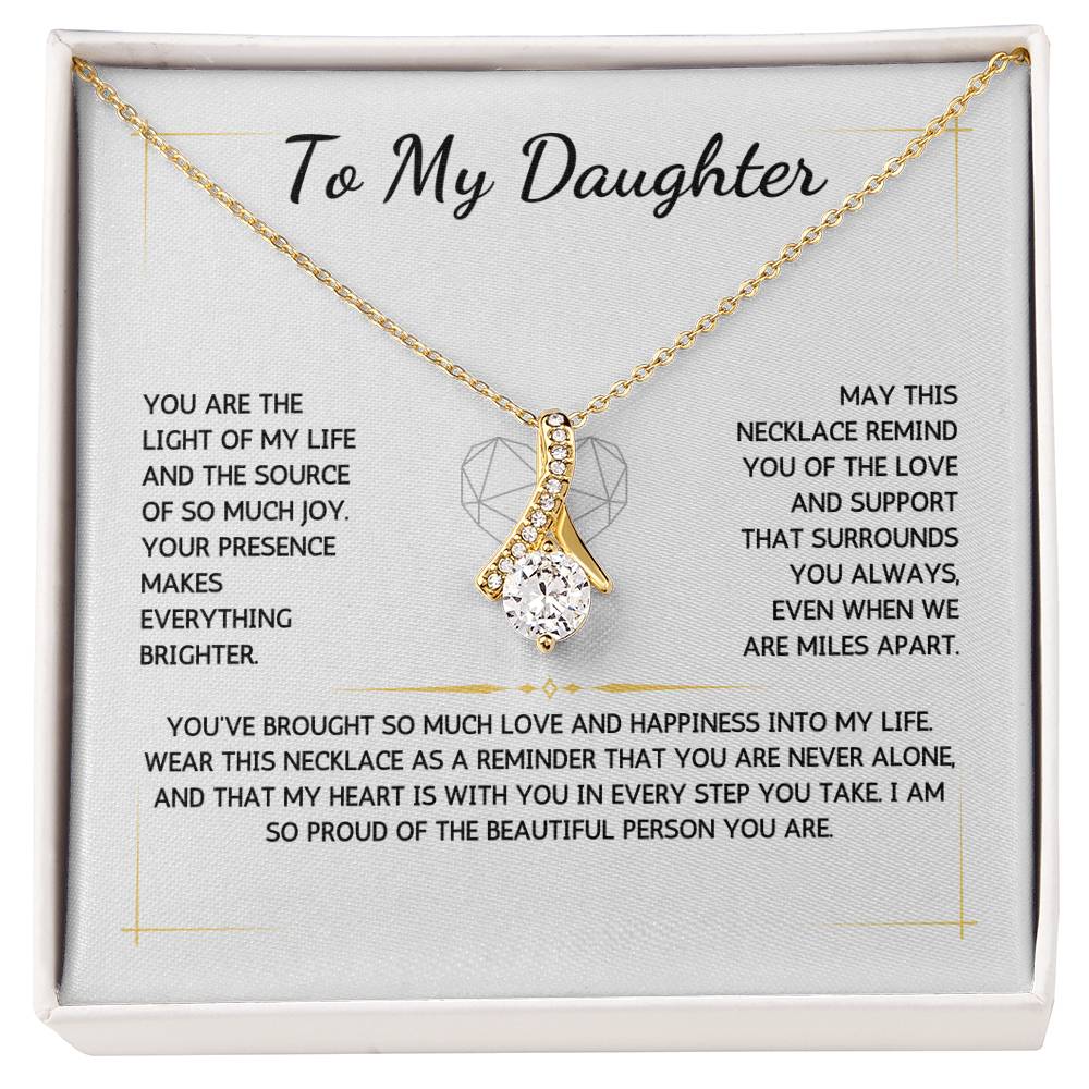 Allurette Necklace - To My Daughter - From Dad - WSDF217