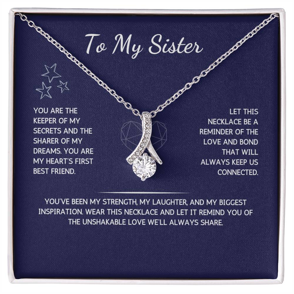 Allurette Necklace - To My Sister - WSSIS215