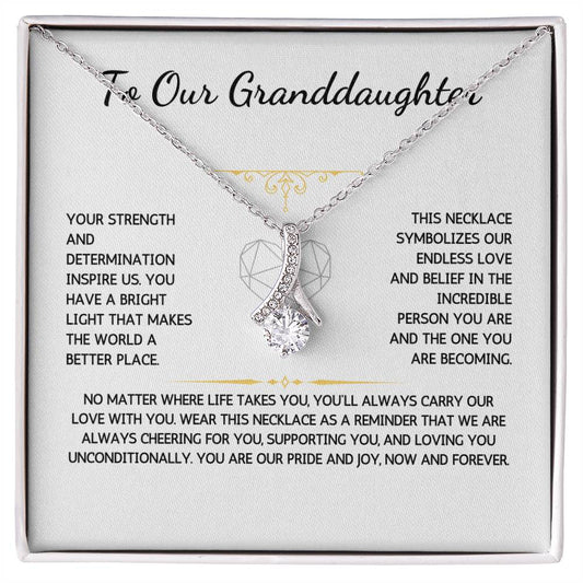 Allurette Necklace - To Our Granddaughter - From Grandparents - WSGDGP203