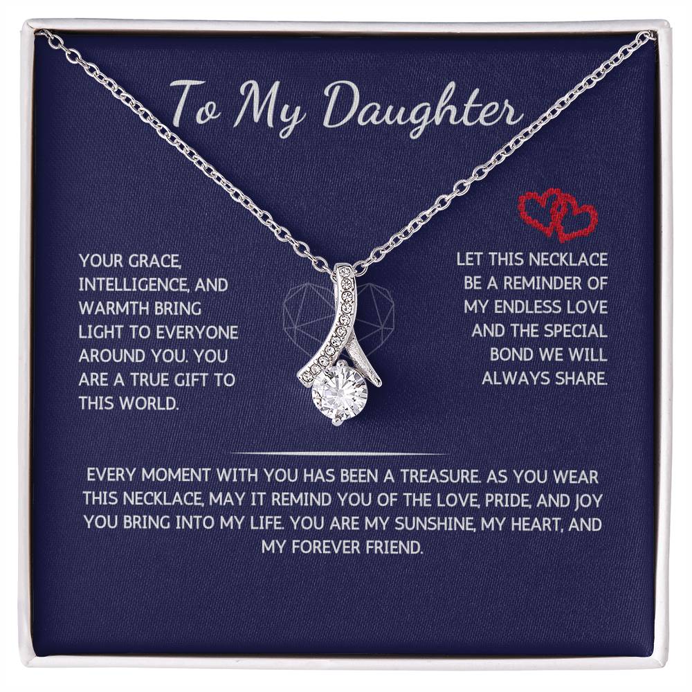 Allurette Necklace - To My Daughter - From Mom - WSDM209