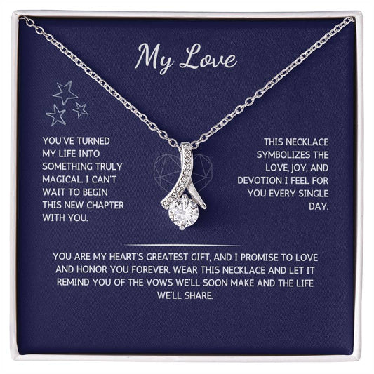 Allurette Necklace - To My Love - From Your Future Husband - WSFWFH216