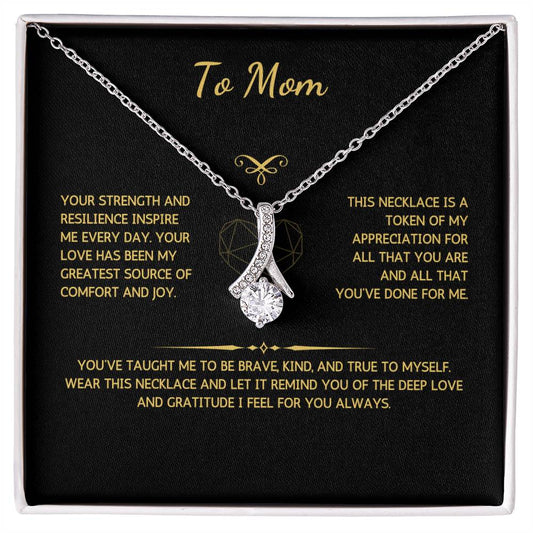 Allurette Necklace - To My Mom - From Your Daughter - WSMD234