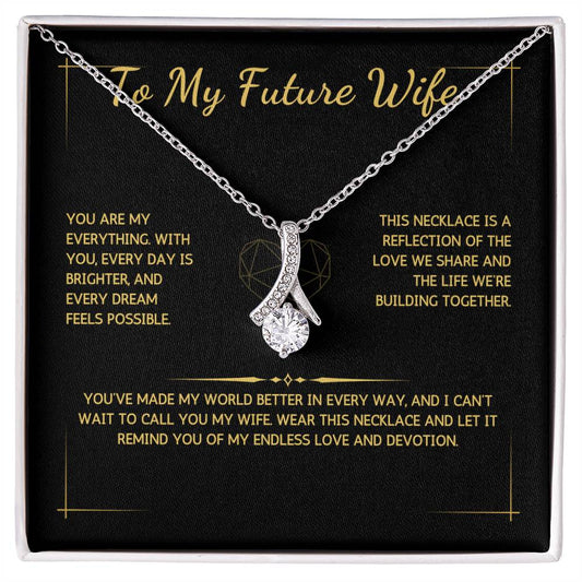 Allurette Necklace - To My Future Wife - From Your Future Husband - WSFWFH246