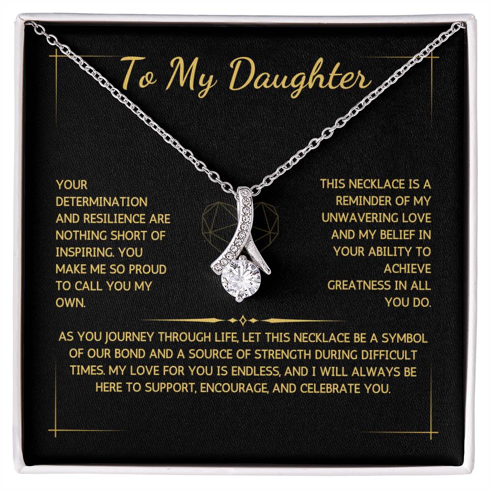 Allurette Necklace - To My Daughter - From Dad - WSDF218