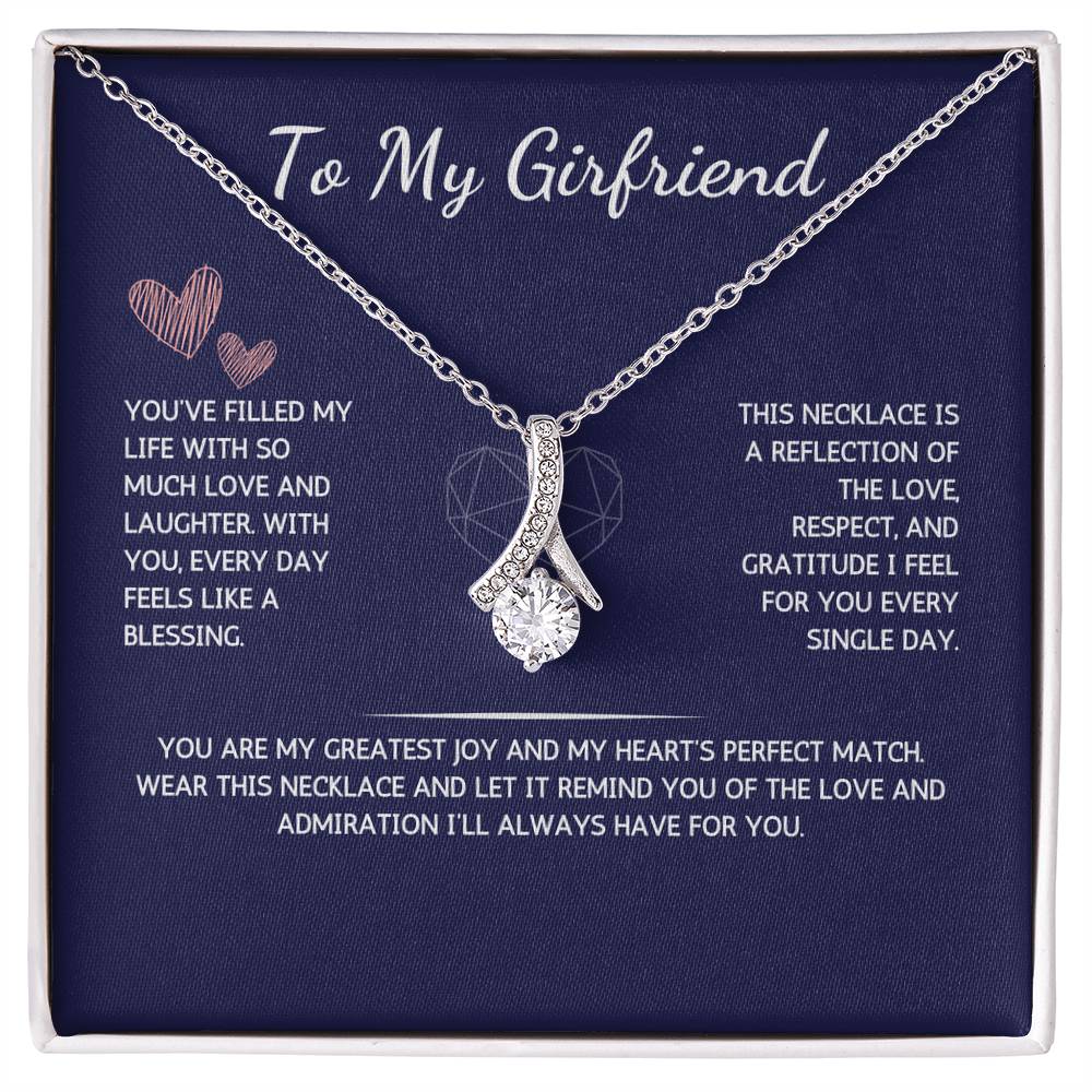 Allurette Necklace - To My Girlfriend - From Your Boyfriend - WSGF214