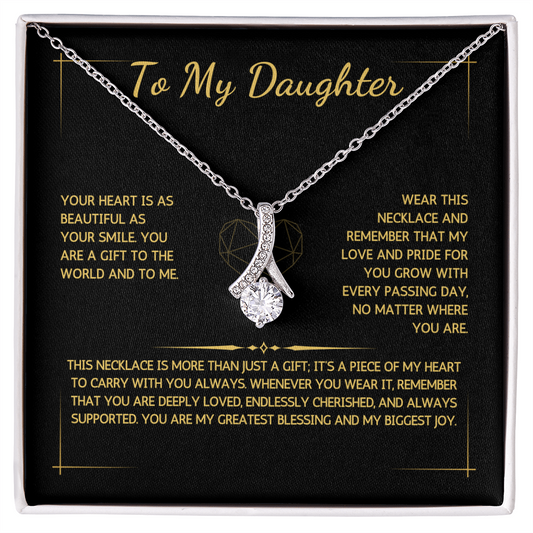 Allurette Necklace - To My Daughter - From Dad - WSDF219