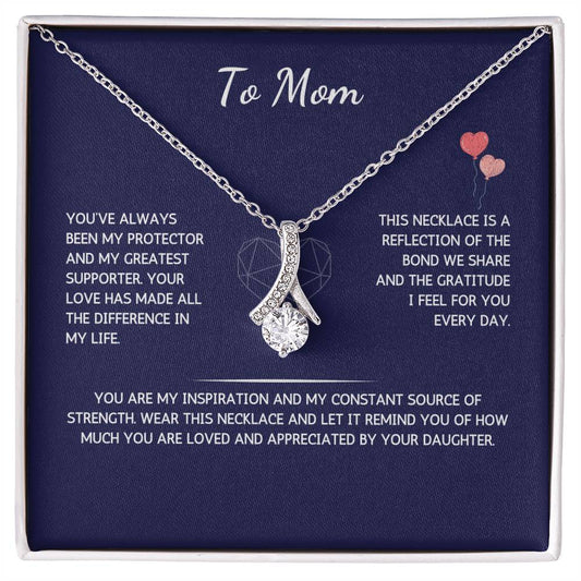 Allurette Necklace - To My Mom - From Your Daughter - WSMD232