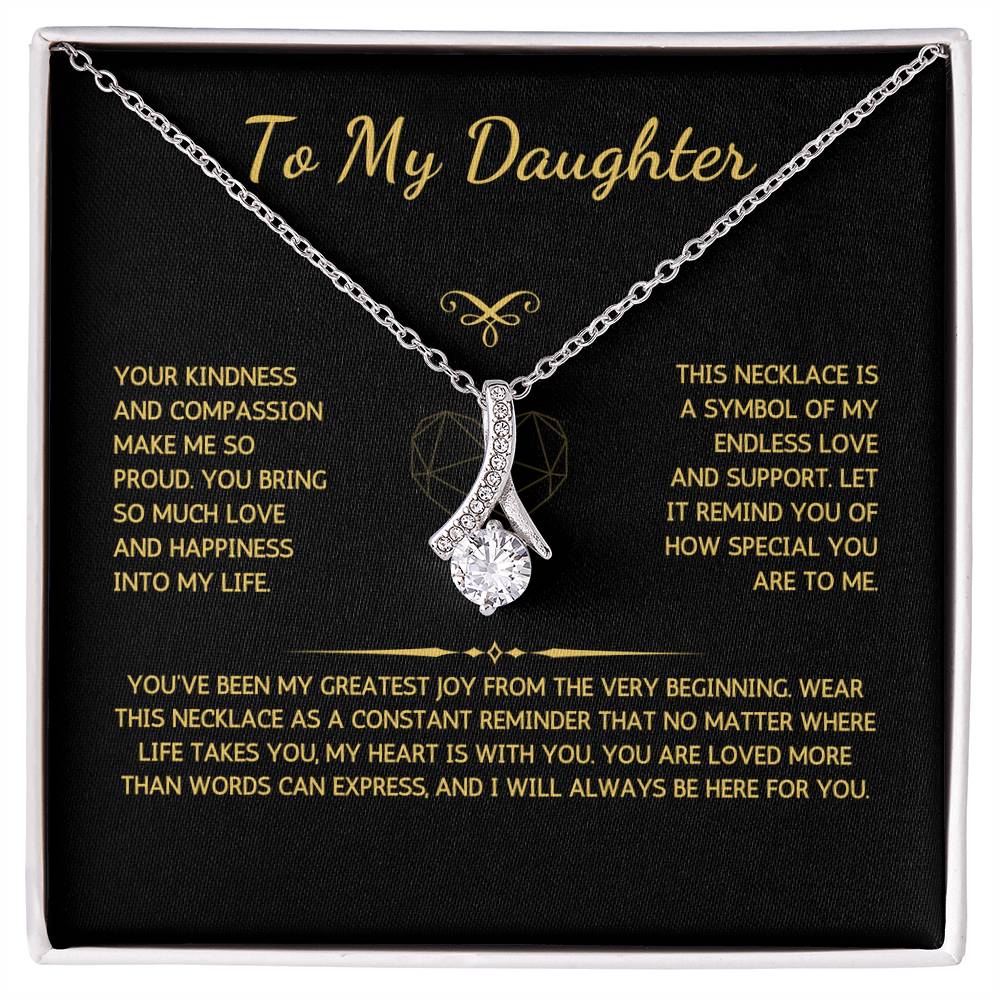 Allurette Necklace - To My Daughter - From Dad - WSDF201 (2)