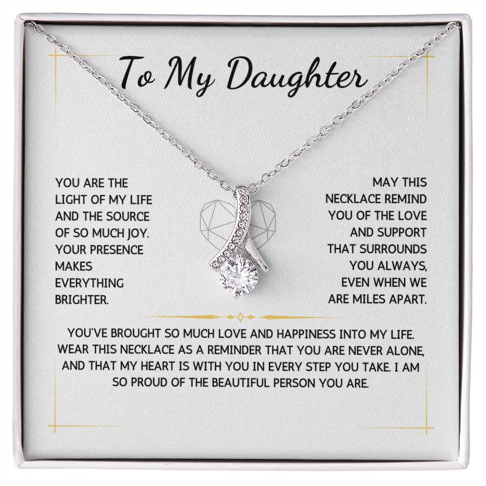 Allurette Necklace - To My Daughter - From Dad - WSDF217