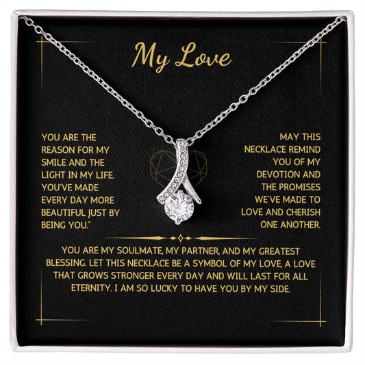 Allurette Necklace - To My Love - From Your Husband - WSWH219