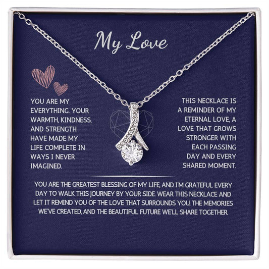 Allurette Necklace - To My Love - From Your Husband - WSWH213