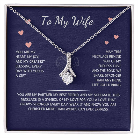 Allurette Necklace - To My Wife - From Your Husband - WSWH201