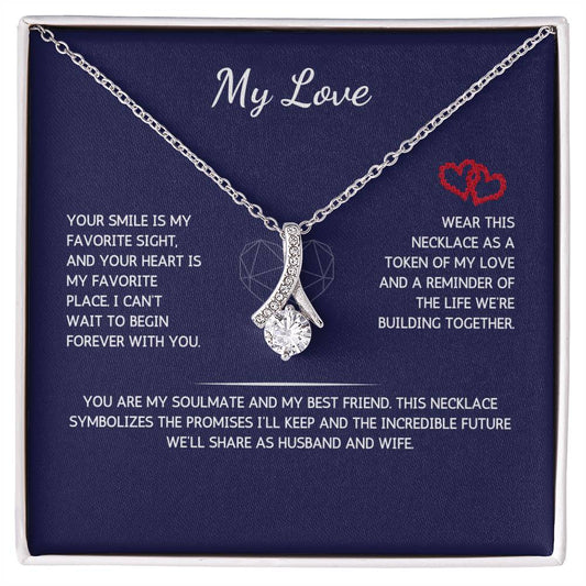 Allurette Necklace - To My Love - From Your Future Husband - WSFWFH227