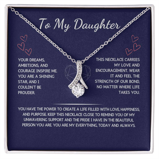 Allurette Necklace - To My Daughter - From Mom - WSDM210