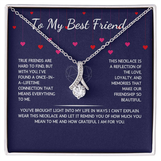 Allurette Necklace - To My Best Friend - WSBF207