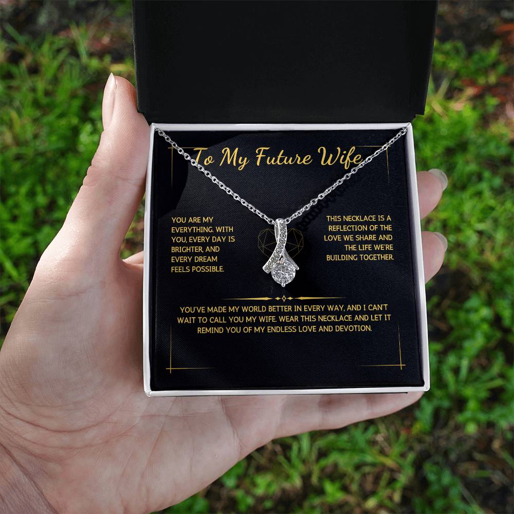 Allurette Necklace - To My Future Wife - From Your Future Husband - WSFWFH246