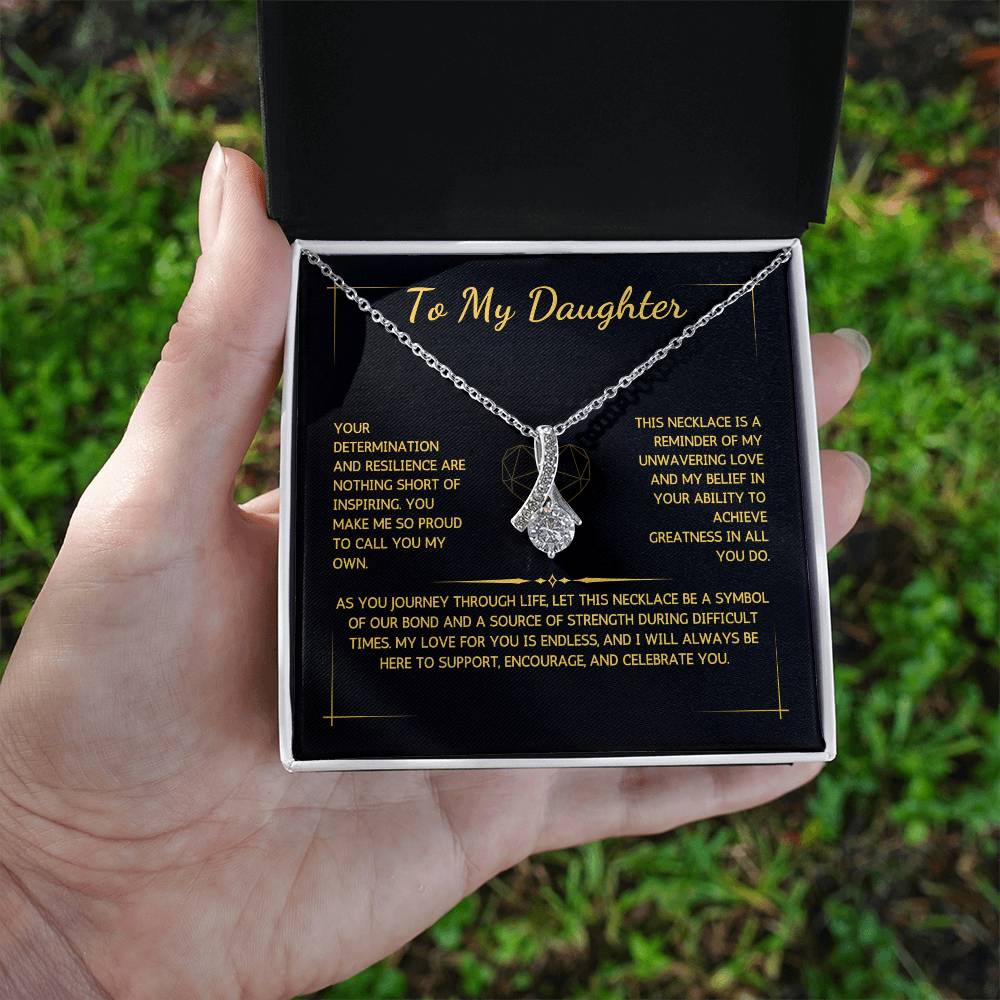 Allurette Necklace - To My Daughter - From Dad - WSDF218