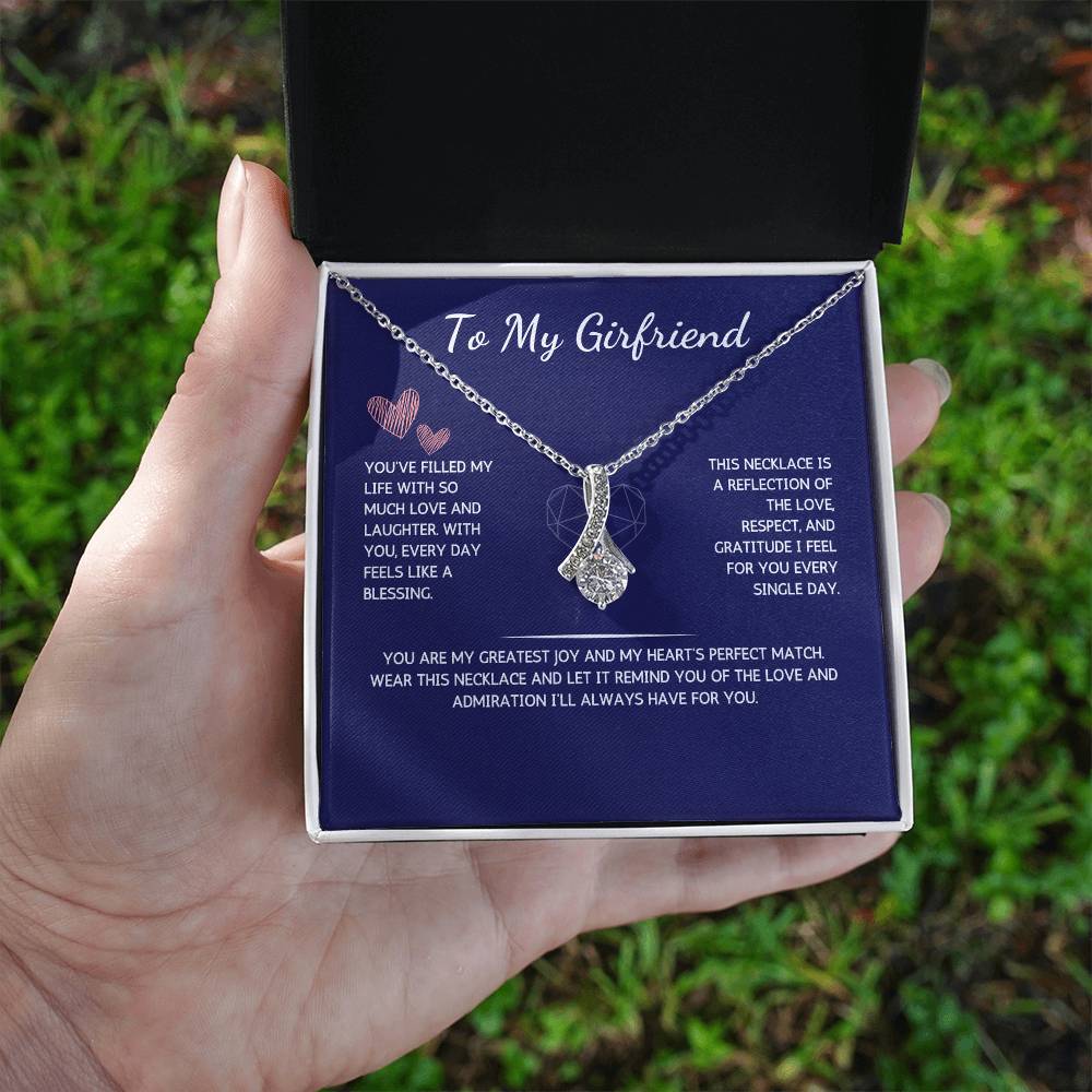 Allurette Necklace - To My Girlfriend - From Your Boyfriend - WSGF214