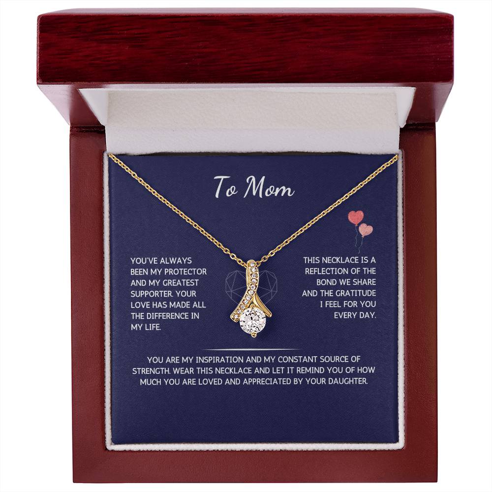 Allurette Necklace - To My Mom - From Your Daughter - WSMD232