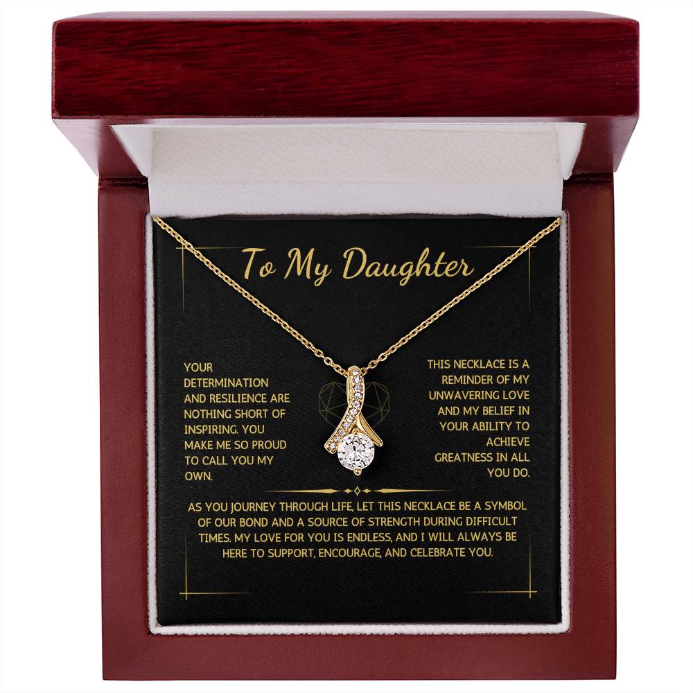 Allurette Necklace - To My Daughter - From Dad - WSDF218