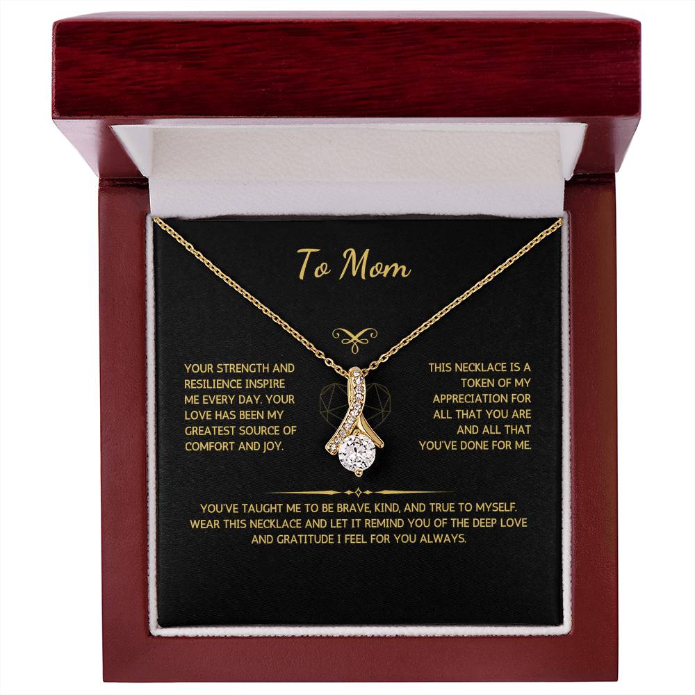 Allurette Necklace - To My Mom - From Your Daughter - WSMD234