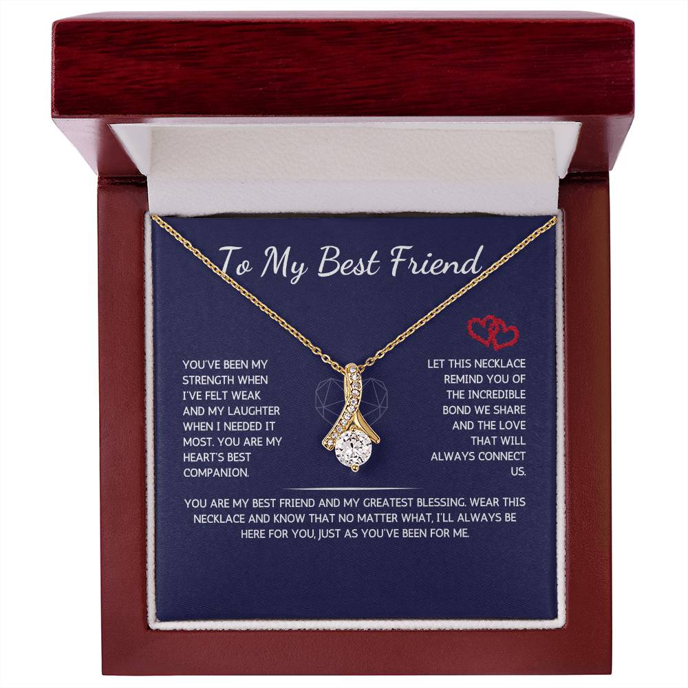 Allurette Necklace - To My Best Friend - WSBF209