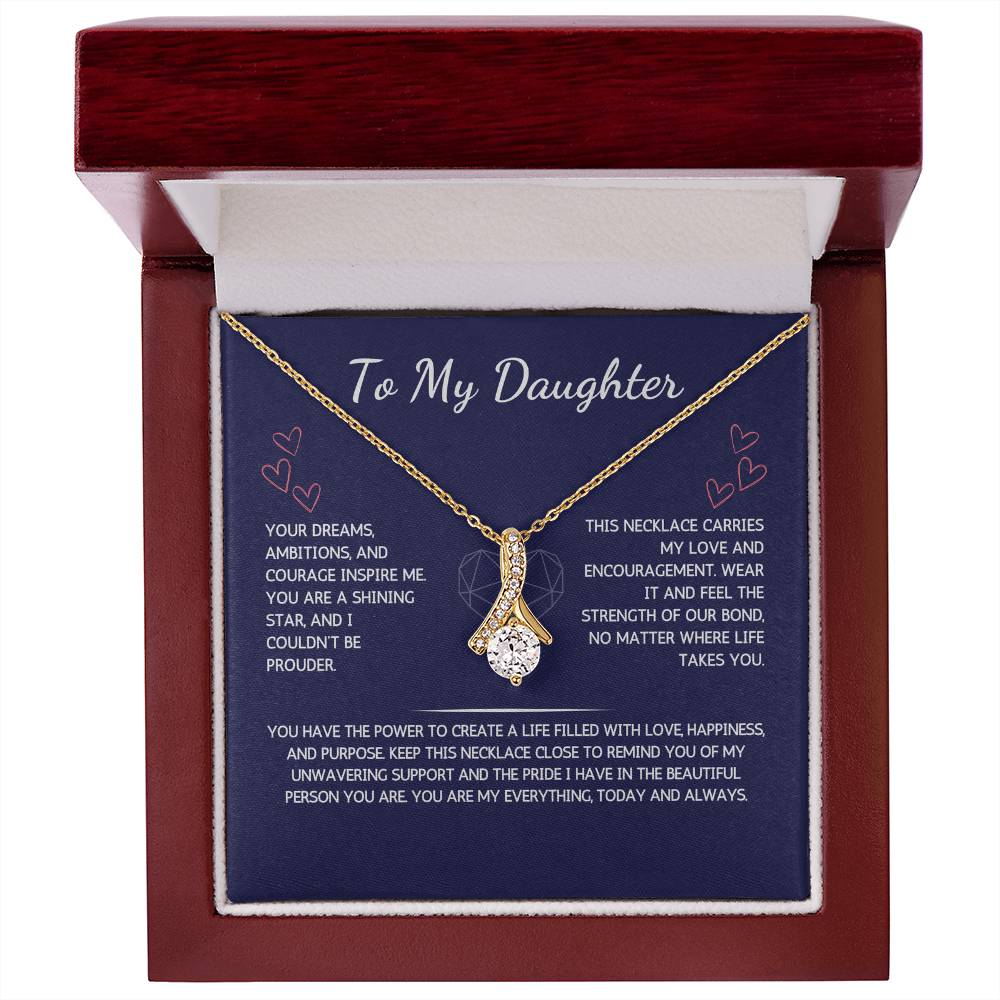 Allurette Necklace - To My Daughter - From Mom - WSDM210