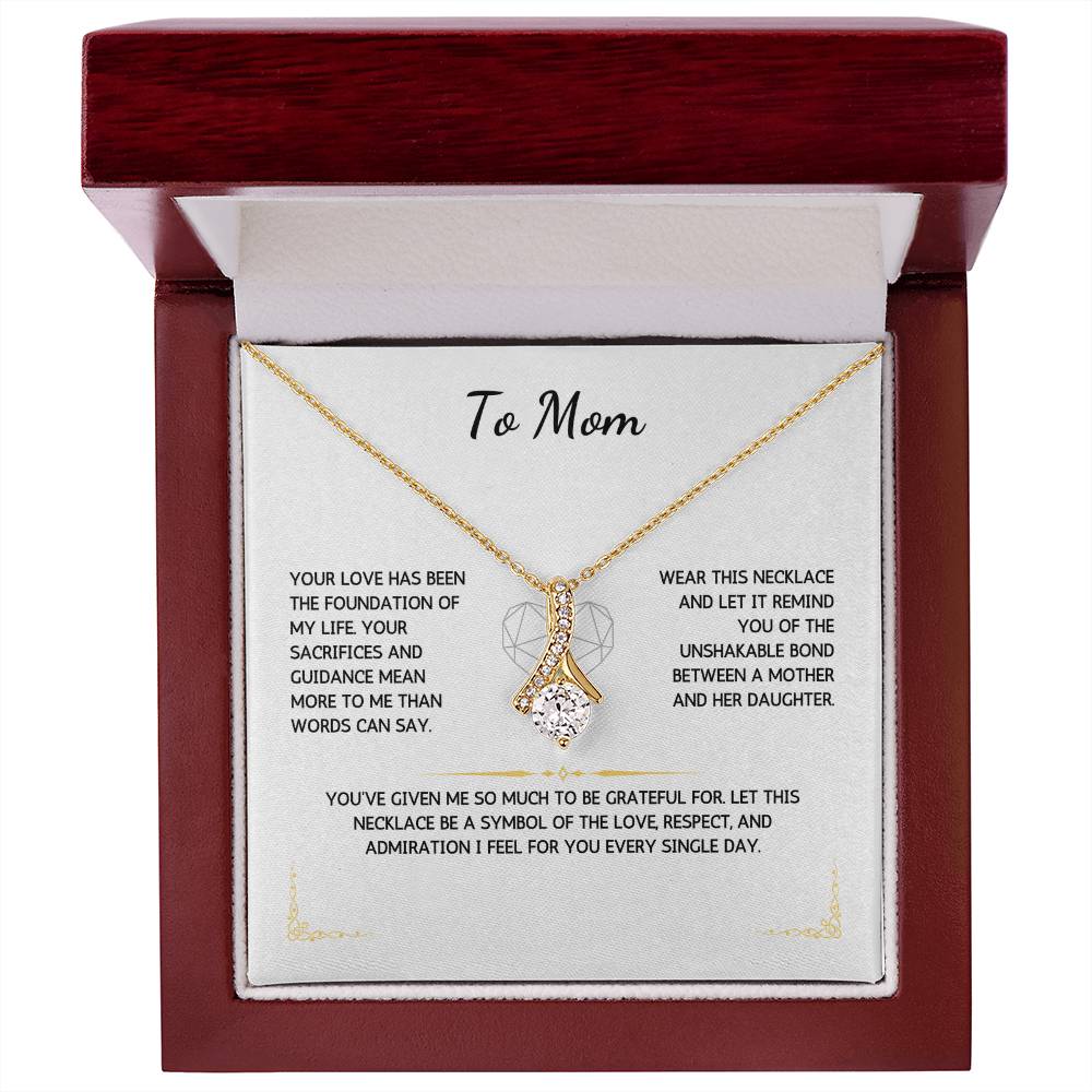 Allurette Necklace - To My Mom - From Your Daughter - WSMD233