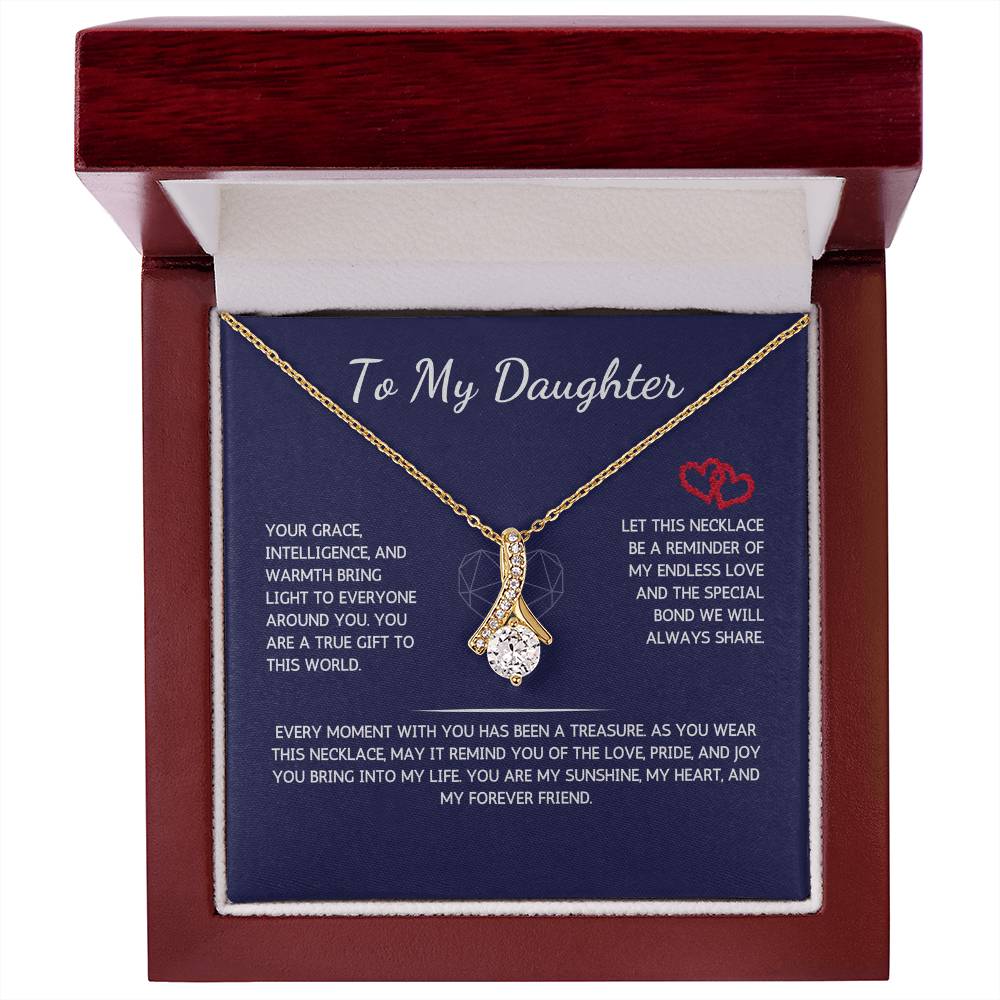 Allurette Necklace - To My Daughter - From Mom - WSDM209