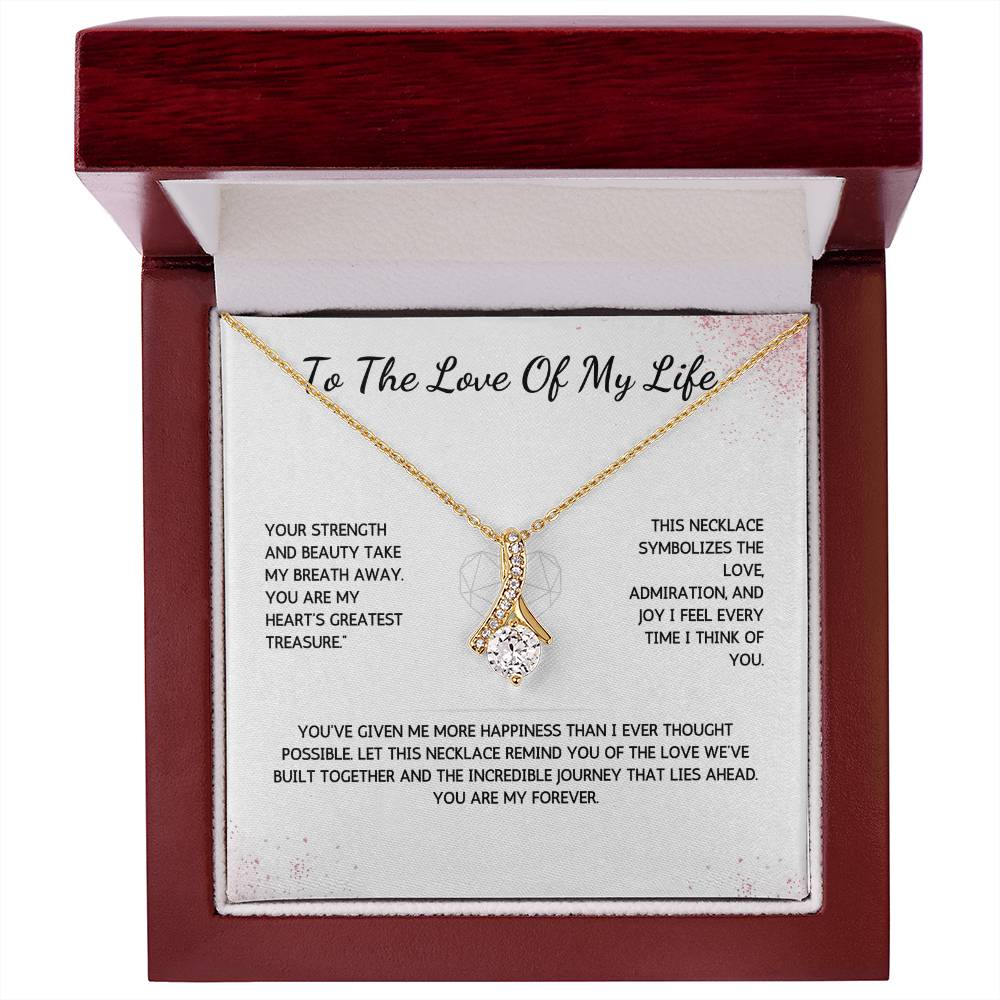 Allurette Necklace - To The Love Of My Life - From Your Husband - WSWH207