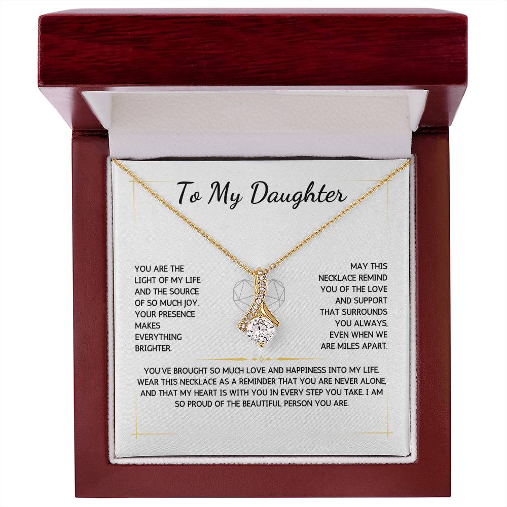 Allurette Necklace - To My Daughter - From Dad - WSDF217