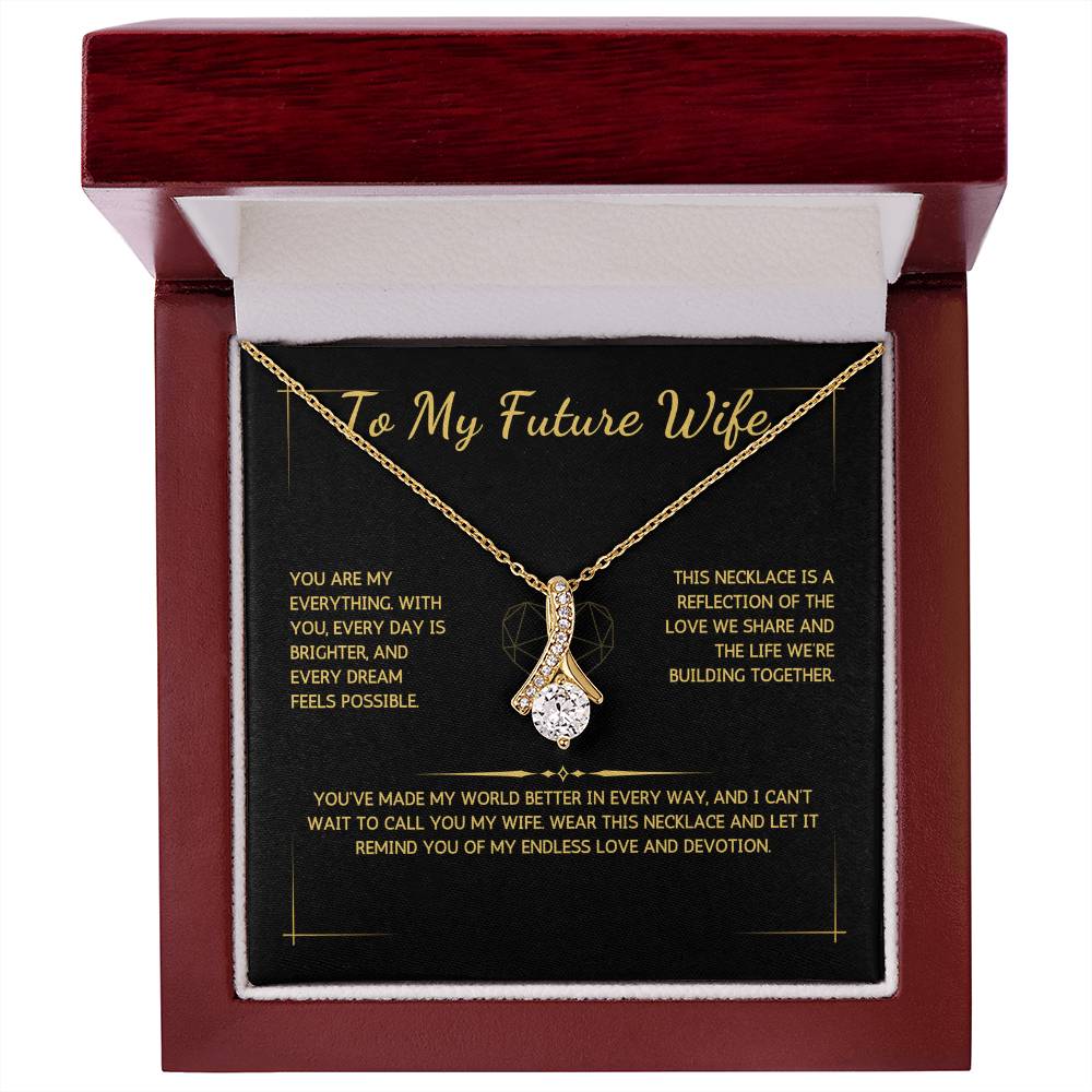 Allurette Necklace - To My Future Wife - From Your Future Husband - WSFWFH246