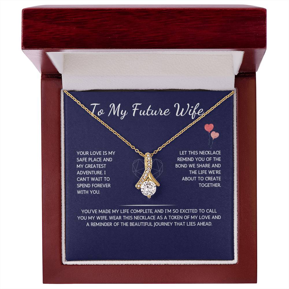 Allurette Necklace - To My Future Wife - From Your Future Husband - WSFWFH241